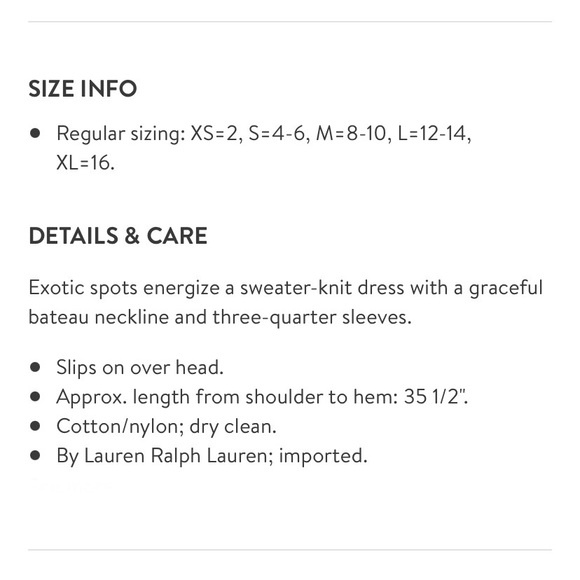 LAUREN Ralph Lauren Leopard Sweater Dress - Picture 6 of 7